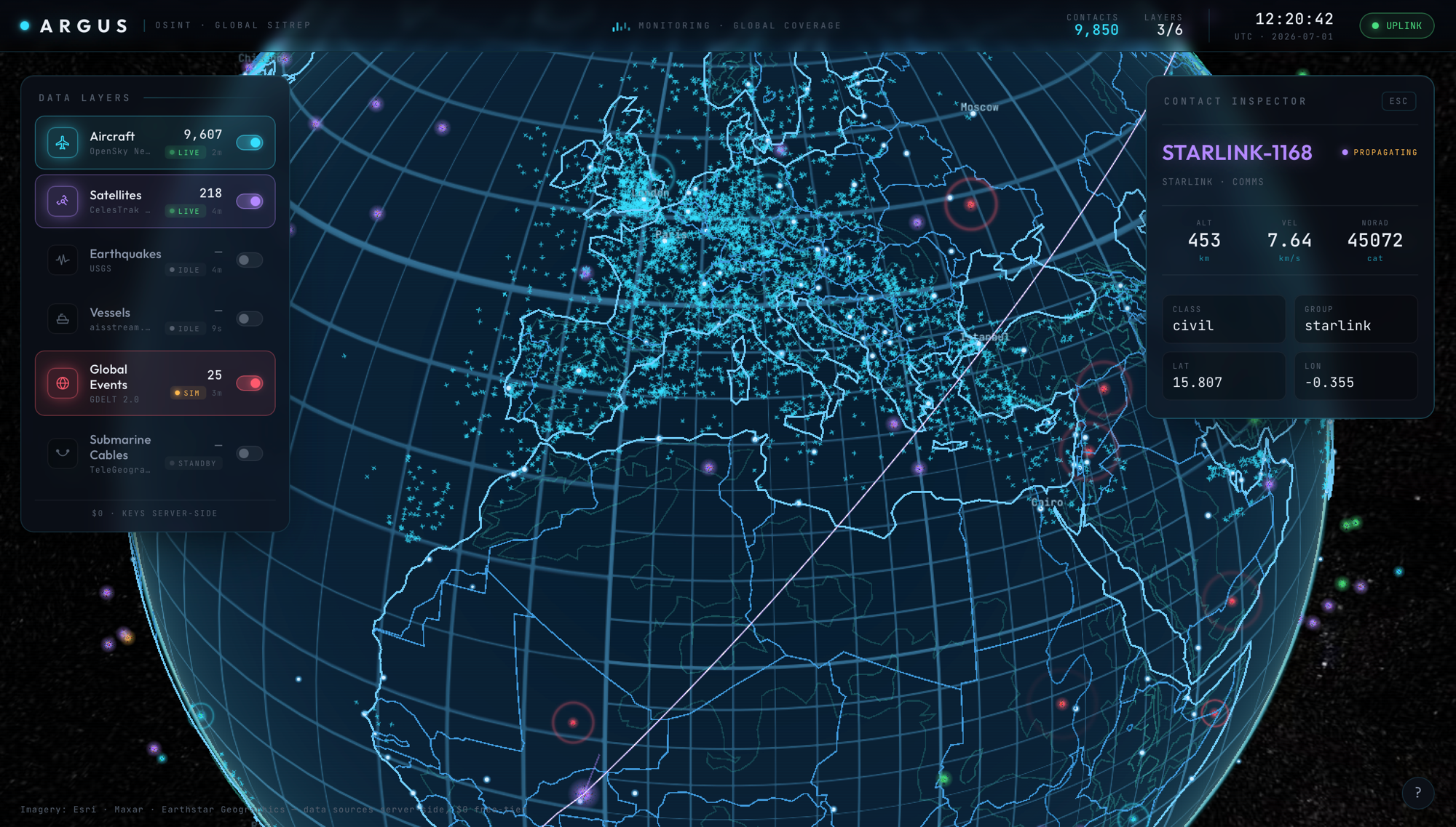 Argus screenshot
