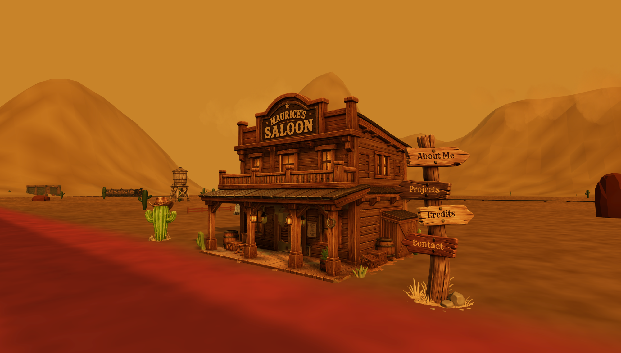 ThreeJS Portfolio screenshot